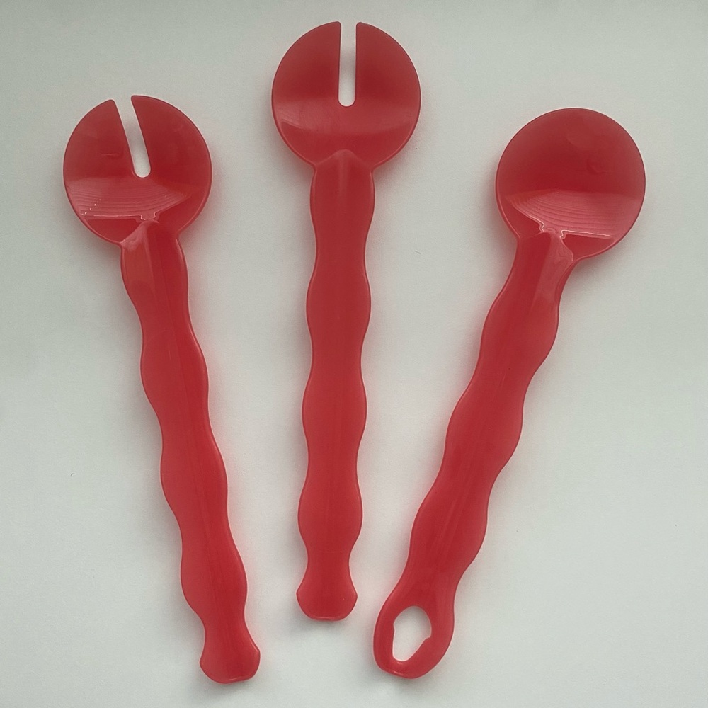 Tupperware Salad Serving Spoons Set